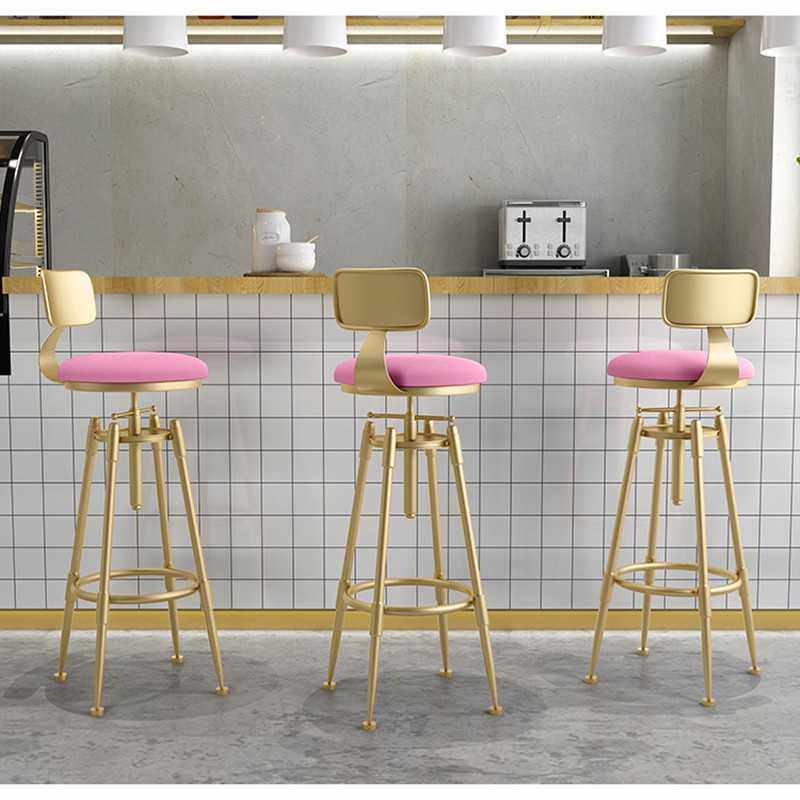 新款直销吧台椅酒吧椅子旋转升降椅软垫高脚凳子铁艺靠背家用吧凳,商业/办公家具,酒吧椅,淘宝优惠券,粉丝福利购,淘宝优惠卷