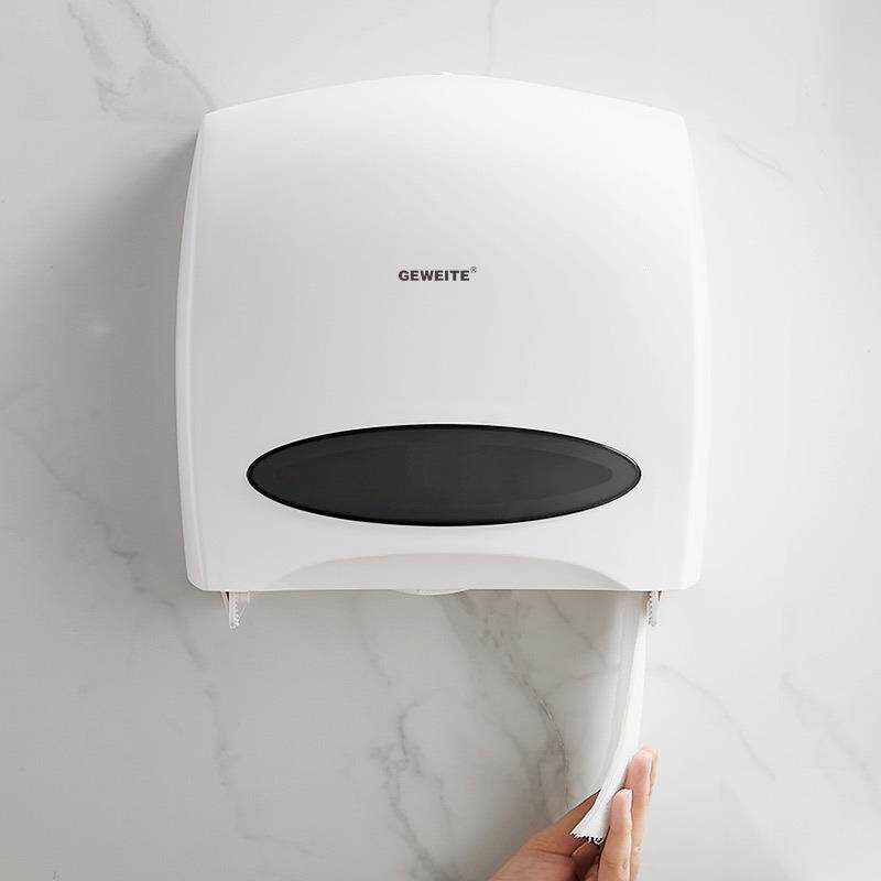 新款直销卫生间大卷纸盒壁挂式酒店公共厕所免打孔大卷纸洗手间手