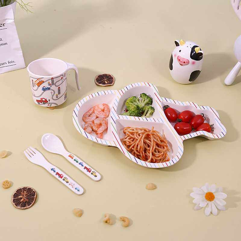 新款直销竹纤维儿童餐具宝宝辅食碗分格盘小孩吃饭碗可爱卡通餐具,婴童用品,儿童餐具,淘宝优惠券,粉丝福利购,淘宝优惠卷