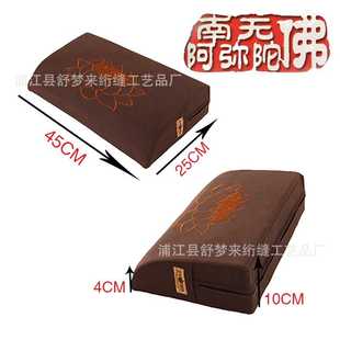 新款直销九品莲花打坐禅坐上垫透气诵经参禅跪拜椰棕丝纯棉布居士