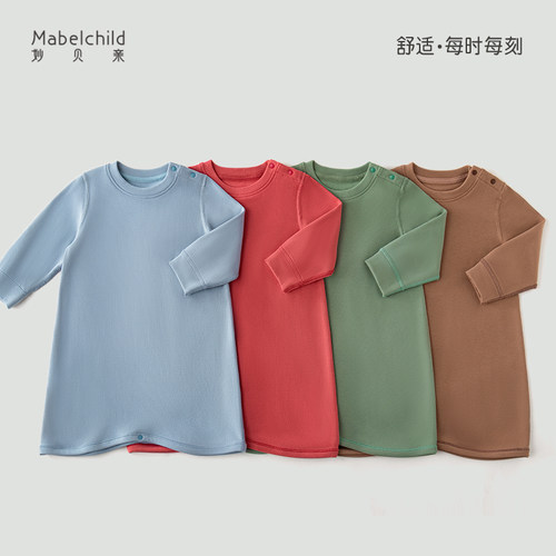 妙贝亲秋冬家居服睡袍