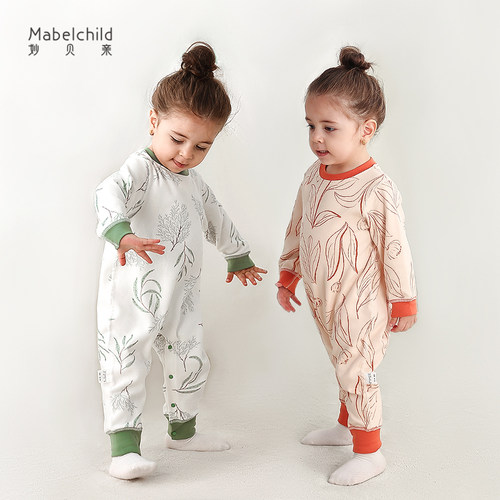 mabelchild秋季家居服连体衣