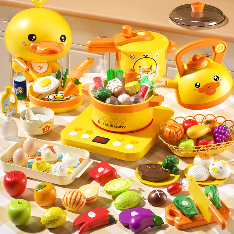 儿童过家家玩具厨房玩具全套仿真做饭宝宝炒菜烧饭女孩过家家玩具