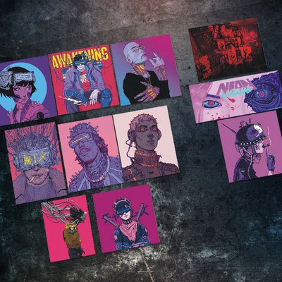 机械动漫眼睛车贴