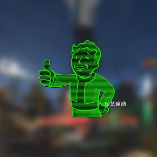 游戏哔哔VaultPipBoy汽车反光贴
