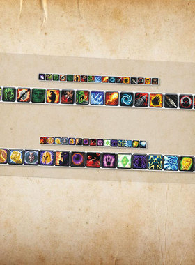 魔兽世界WOW怀旧PVP战场中DEBUFF悲惨贴纸团本BUFF准备战斗图标