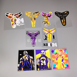NBA湖人Lakers科比24号咬队服机械曼巴遮挡划痕防水反光汽车贴纸
