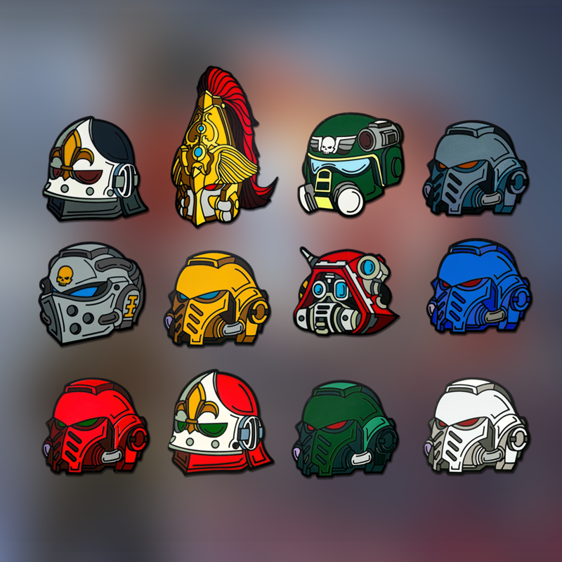反光车贴战锤40K周边星际战士帝国武装力量头盔贴纸摩托车防水