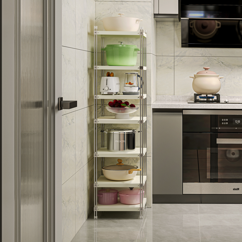 实心不锈钢锅架置物架厨房收纳架