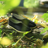 老北京男一脚蹬中国风透气单鞋 布语堂本草布鞋 手工缝制休闲禅意款