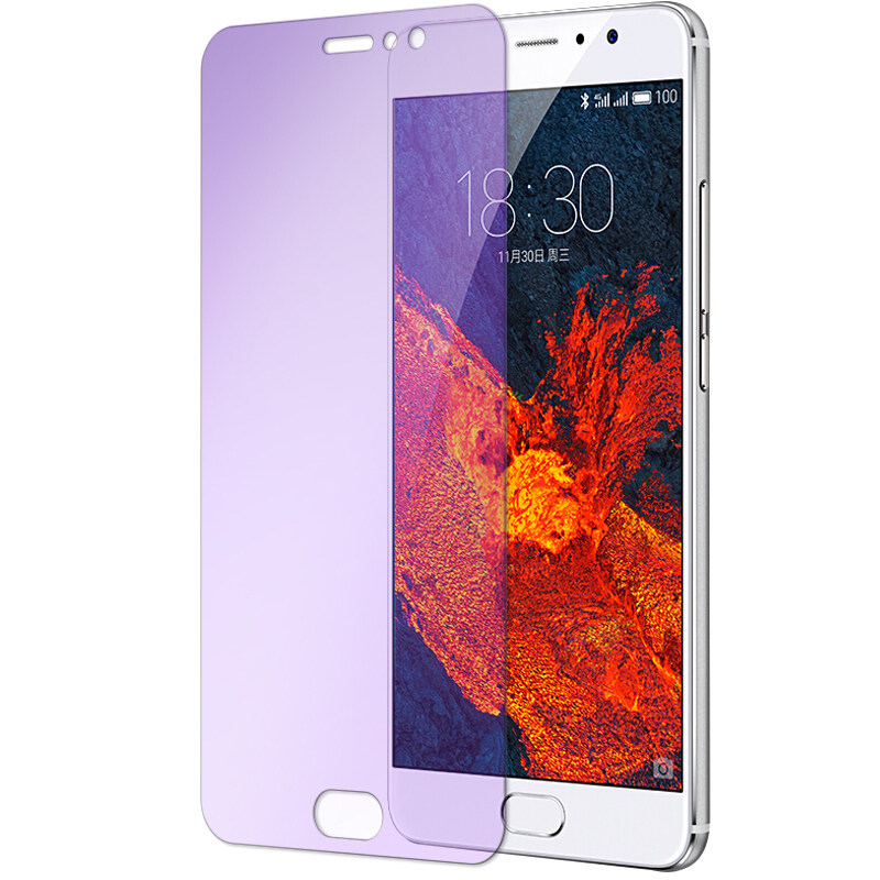 魅族pro6/pro6s钢化膜全玻璃高清防爆meizupro6s防指纹蓝光手机膜
