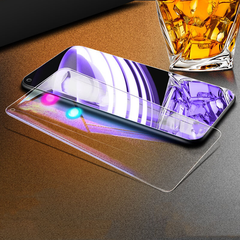 三星m51钢化膜高清防爆手机膜适用于三星351紫光抗蓝光玻璃保护膜