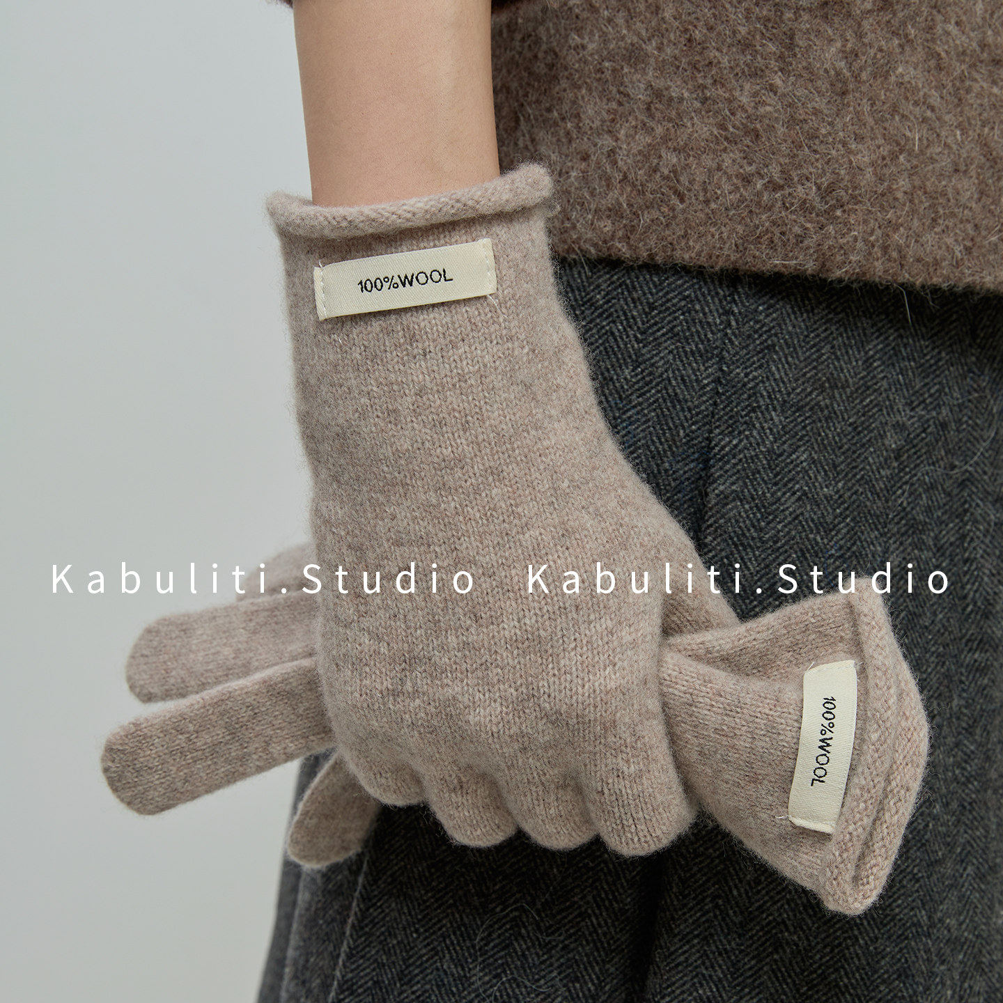 100%纯羊毛针织纯色厚毛线分指五指短手套女学生写字露两指可触屏,服饰配件/皮带/帽子/围巾,手套,淘宝优惠券,粉丝福利购,淘宝优惠卷