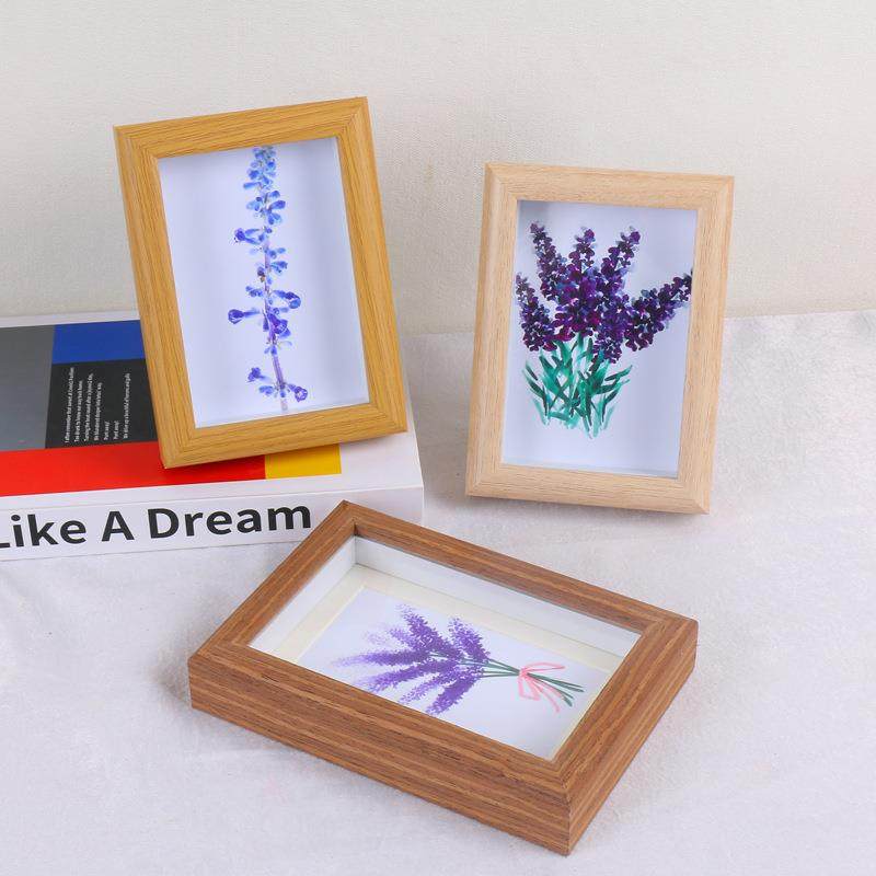 新款直销简约相框摆台木质画框5寸6寸7寸8寸油画画框立体中空创意,家居饰品,DIY亲子装饰画,淘宝优惠券,粉丝福利购,淘宝优惠卷