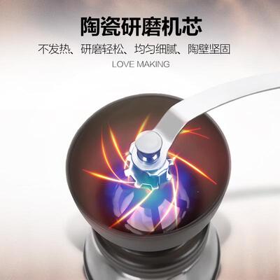 新款直销可水洗手摇咖啡磨豆机研磨机 咖啡研磨器 手动咖啡机粉碎