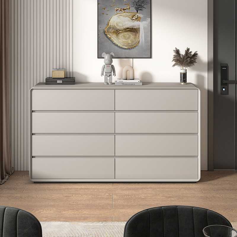 新款直销奶油风斗柜简约现代收纳八斗柜家用客厅抽屉五斗柜卧室实