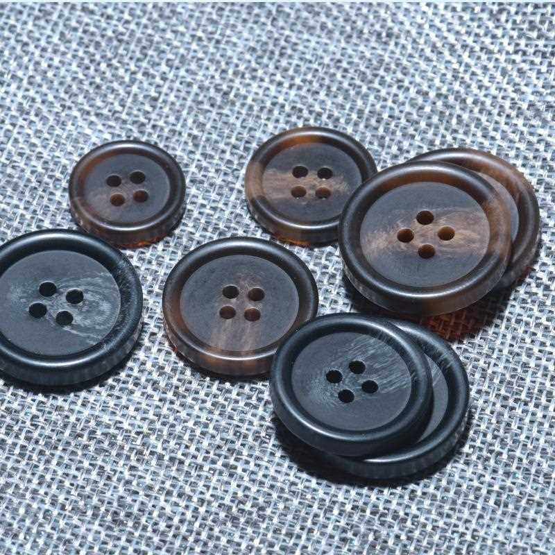 新款直销树脂纽扣黑色西装风衣四眼纽扣塑料哑光大衣纽扣棒花现货,纺织面料/辅料/配套,服装纽扣,淘宝优惠券,粉丝福利购,淘宝优惠卷