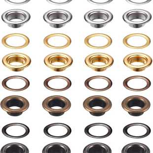 新款直销400#索环4色200套件3个安装工具索环孔眼内径1/4英寸气眼