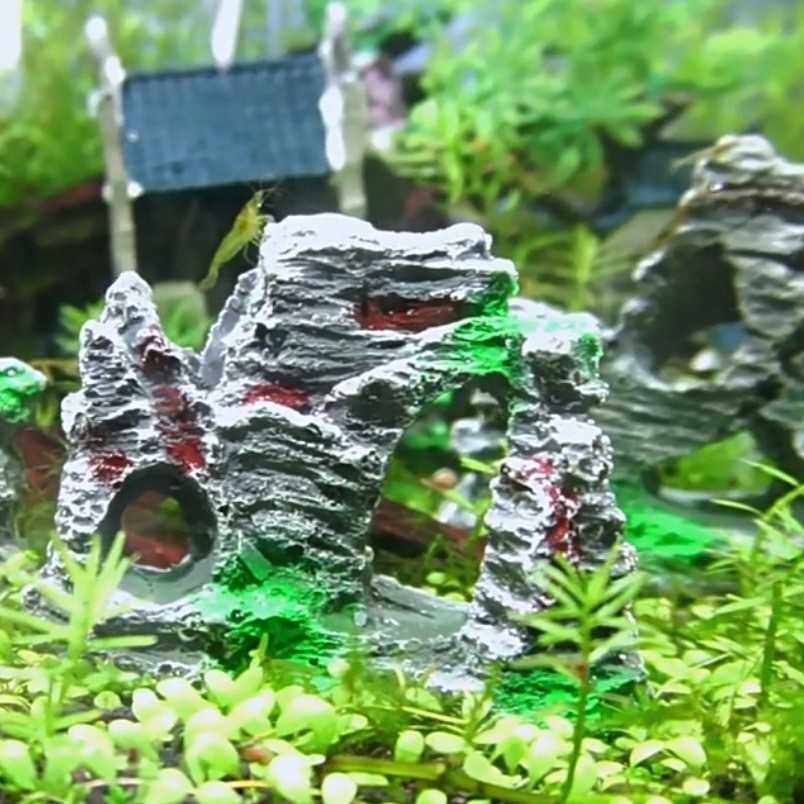 新款直销鱼缸树脂假山水族箱造景装饰石头布景仿真高山流水假山小,宠物/宠物食品及用品,造景/装饰,淘宝优惠券,粉丝福利购,淘宝优惠卷