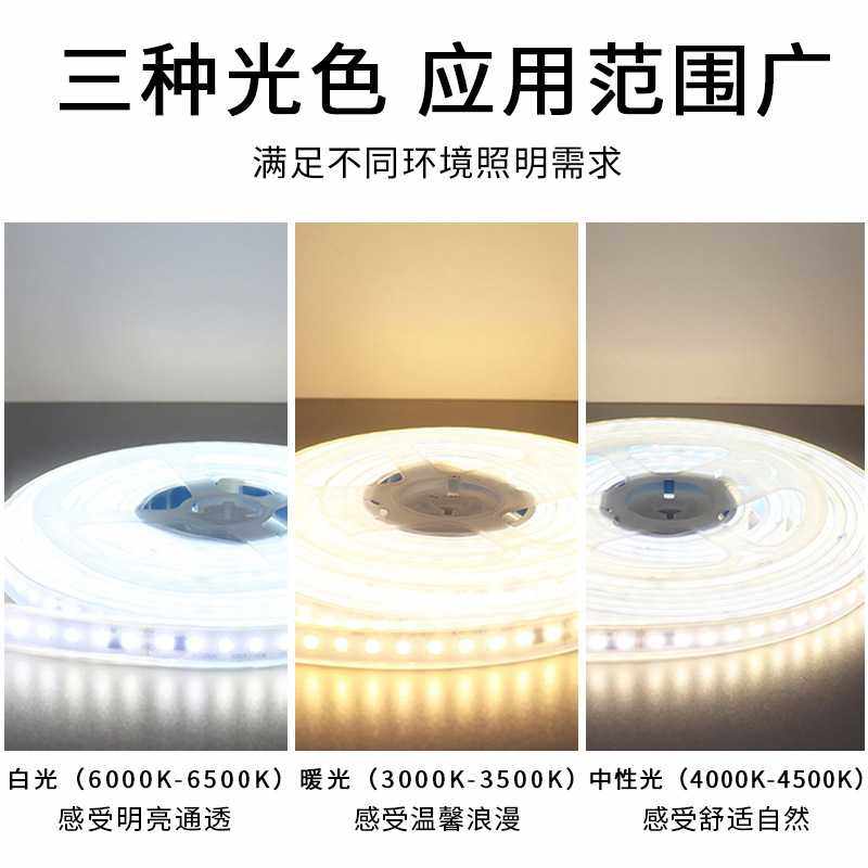 新款直销220v高压超亮软灯带客厅线条灯装饰自粘长条灯贴片led灯,家装灯饰光源,室内LED灯带,淘宝优惠券,粉丝福利购,淘宝优惠卷