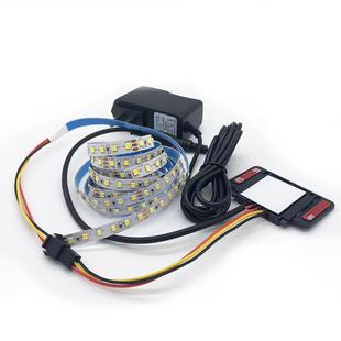 新款 橱柜浴室家用线型灯智能调光防水 直销12V高亮双色温2835灯条