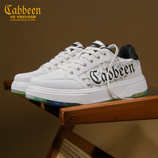 卡宾男鞋2026新款春季男士小白鞋低帮平底板鞋时尚潮牌百搭休闲鞋