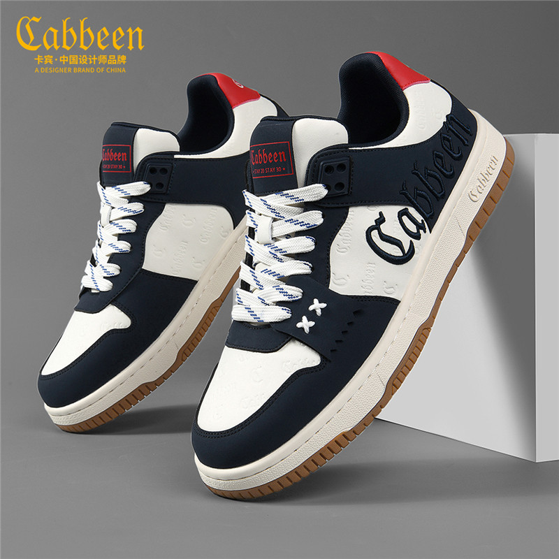 卡宾男鞋正品厚底运动板鞋男百搭潮鞋2024新款韩版潮百搭休闲鞋子