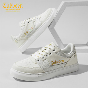 卡宾男鞋2026新款春季男士小白鞋低帮平底板鞋时尚潮流百搭休闲鞋