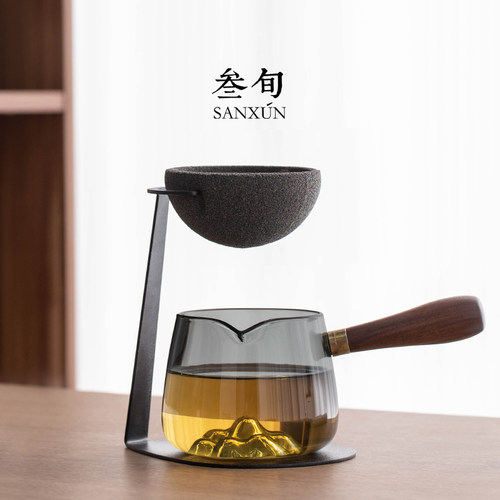 叁旬半球无孔茶滤茶具