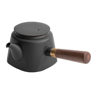 叁旬 雅望侧把茶壶家用陶瓷防烫过滤单壶功夫茶具大容量冲泡茶壶