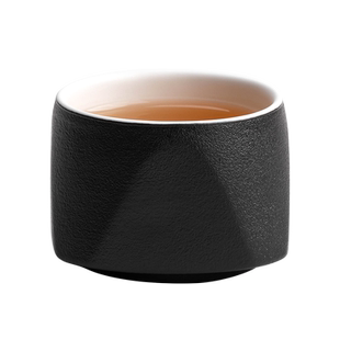 叁旬 雅望黑陶茶杯品茗杯陶瓷家用高档功夫茶具个人品杯主人单杯