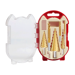 锯齿宝塔钻头高硬度含钴开孔器金属不锈钢阶梯钻套装木工扩孔神器