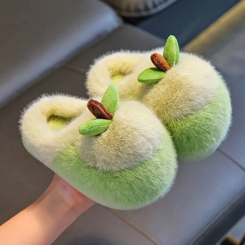 儿童棉拖鞋2025新款秋冬男女童防滑室内厚底加绒小中大童亲子棉拖