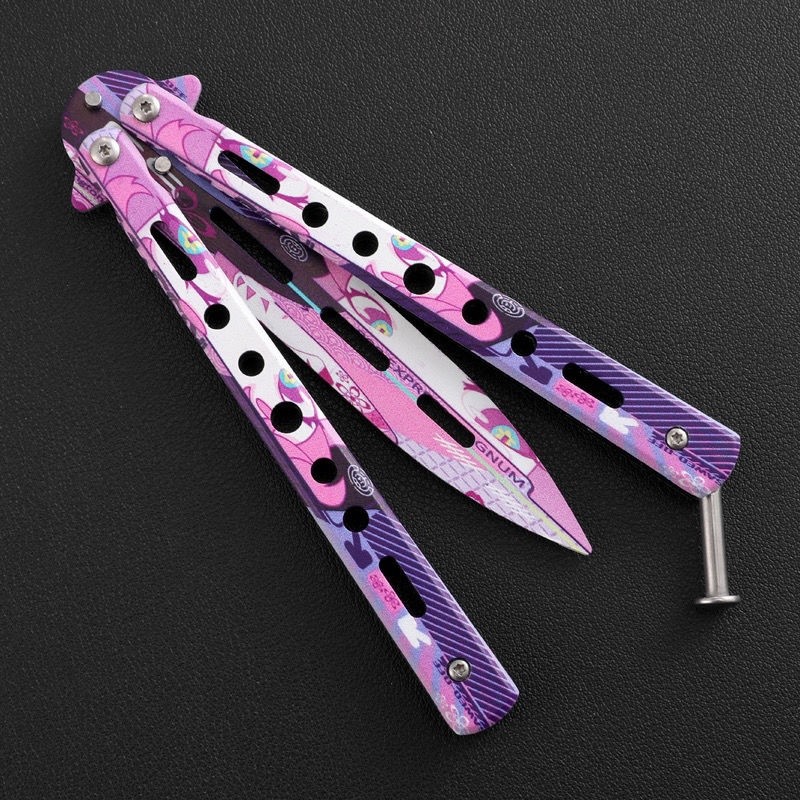csgo游戏周边无疆蝴蝶折叠新手