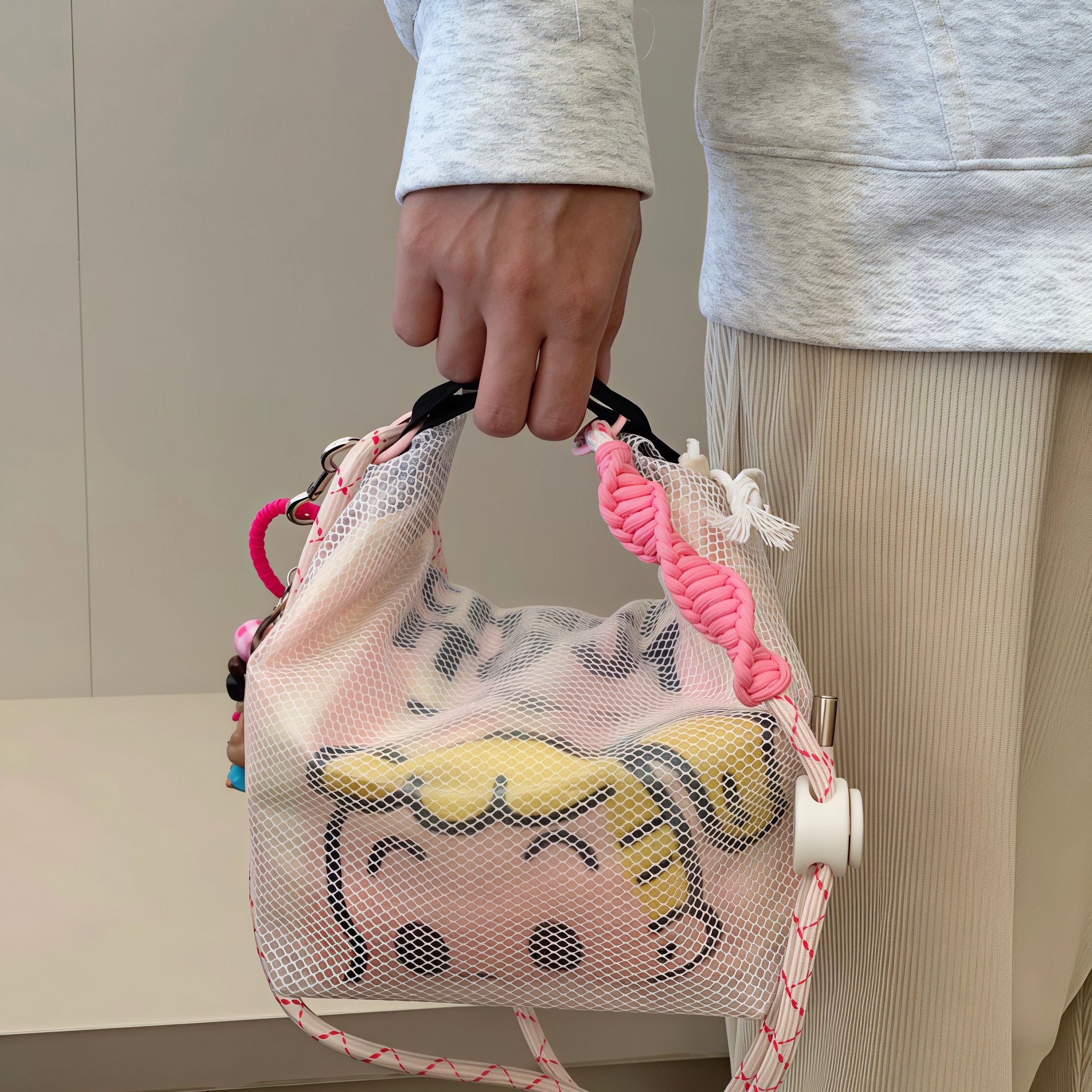 户外旅行防水袋原田治束口袋抽绳大容量杂物便携洗漱包化妆收纳包