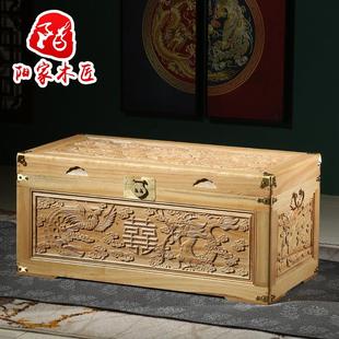 香樟木箱子全樟木储物箱实木嫁妆箱字画收藏箱仿古箱子老樟木箱