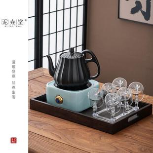 青瓷电陶炉家用电炉煮茶器围炉煮茶玻璃养生壶办公室小型煮茶单壶