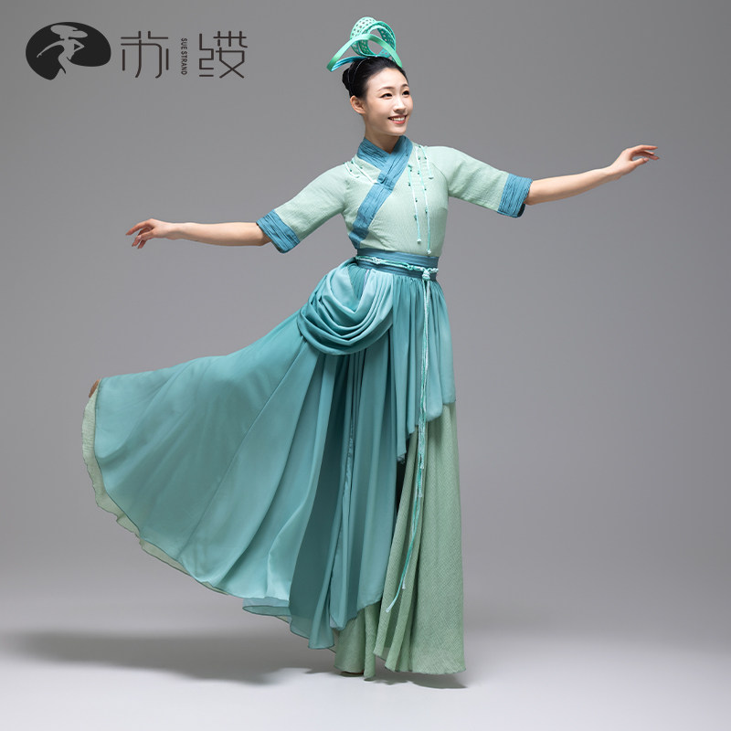 古典舞缱绻缫丝同款演出服定制图片