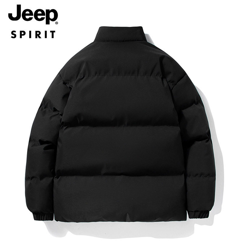 JEEP吉普官方中年款男装正品冬季棉服男款加绒大码休闲韩版外套冬
