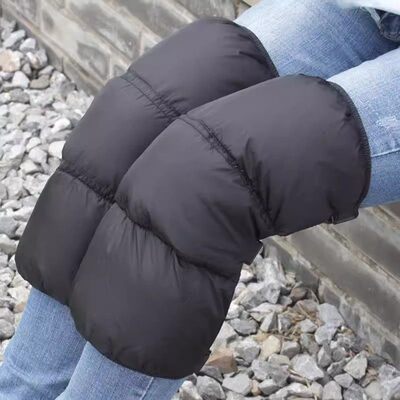 羽绒护膝护腿神器保暖电动电瓶车冬季男女骑车腿部防寒防风摩托车