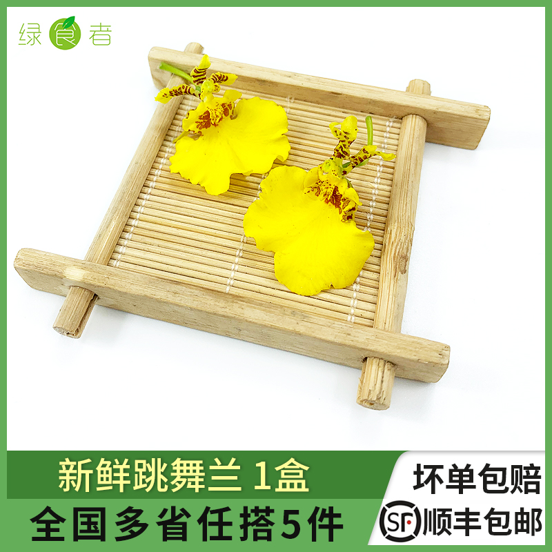 新鲜跳舞兰1盒摆盘装饰材料