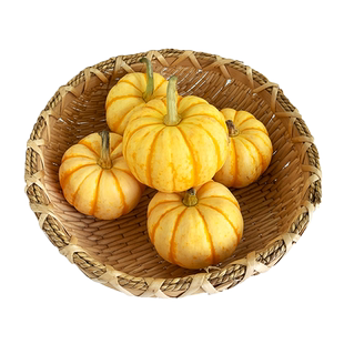 金贝贝南瓜约150g/只 小金瓜太阳果桔瓜万圣节南瓜灯雕刻材料蔬菜