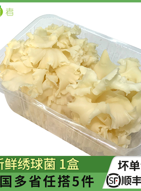 新鲜绣球菌1盒150g 绣球菇食用菌菇凉拌煲汤火锅酒店食材 5件包邮
