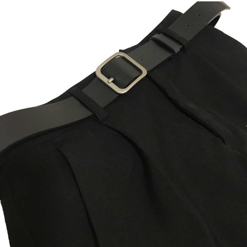 남성과 여성을 위한 2021 새로운 한국 스타일 블랙 캐주얼 벨트 남성용 세련된 사각형 버클 핀 버클 벨트 일본식 버클 BF 트렌디한 바지 벨트