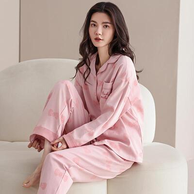 【7A抗菌100%纯棉】宽松女家居服
