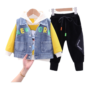 童装男童春装套装秋装夏天1一岁半2到3周岁多4小孩男宝宝衣服裤子