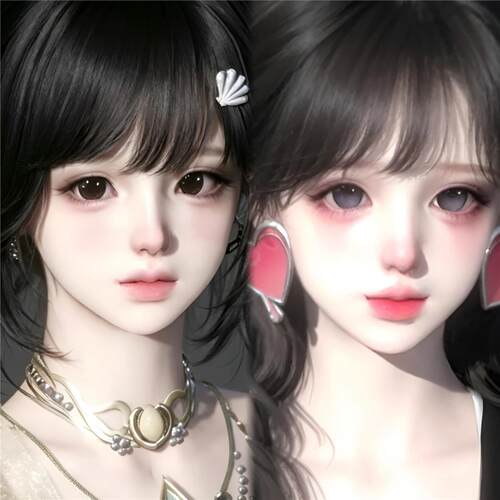 发2 Luna doll 李寻欢 实拍图p4 逆水寒手游捏脸女通用 新世界