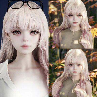 樱糯 带体型 AION2 永恒之塔2捏脸女通用 发捏脸细节自己捏