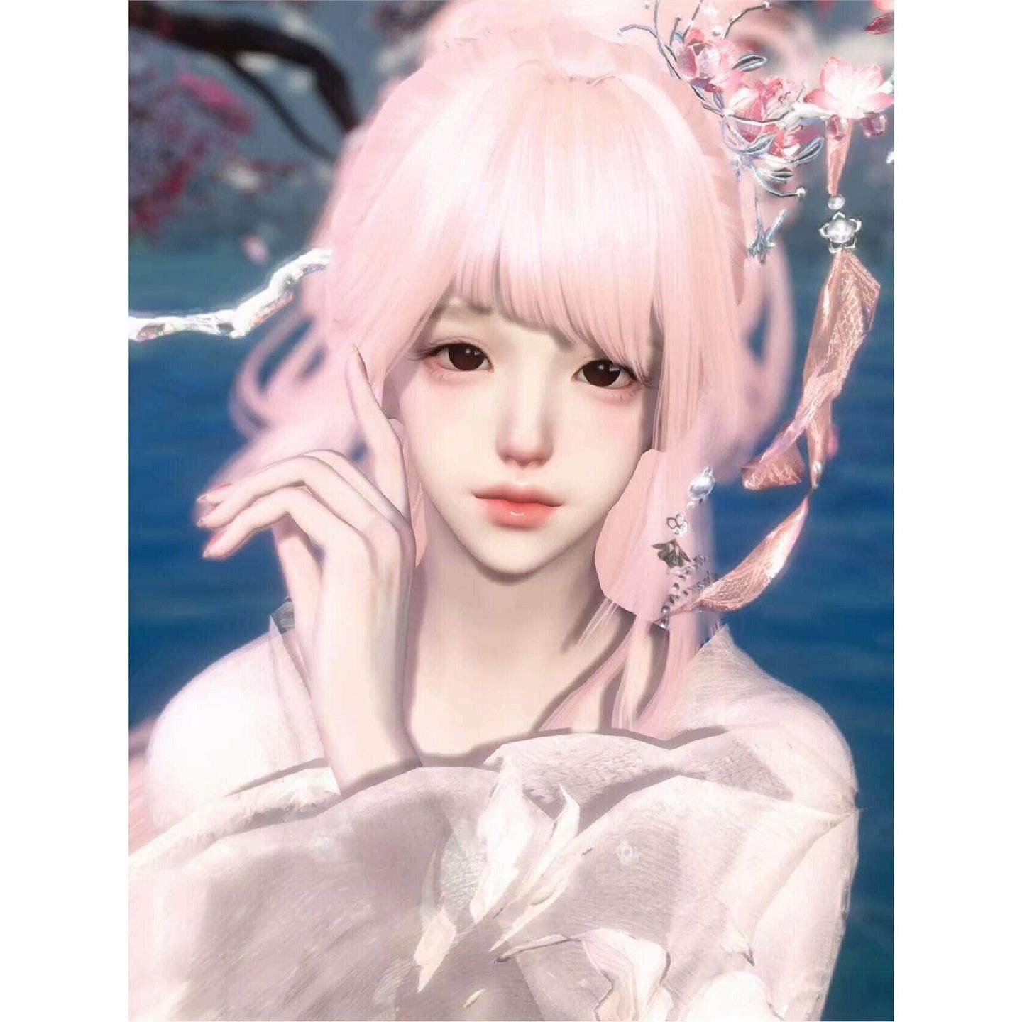 桃枝 喂你好 我是皮皮 逆水寒手游捏脸女通用,模玩/动漫/周边/娃圈三坑/桌游,cos摄影/后期/化妆,淘宝优惠券,粉丝福利购,淘宝优惠卷