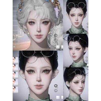 发3 蛇埃 小苒苒qdh 燕云十六声捏脸女 端游手游通用